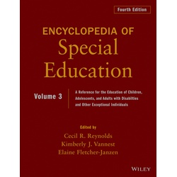 Encyclopedia of Special Education, Volume 3