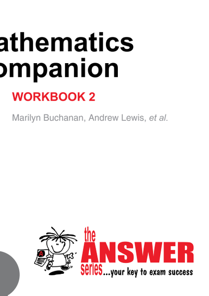 The Answer Series Grade 8 MATHEMATICS COMPANION WORKBOOK 2 CAPS Study Guide