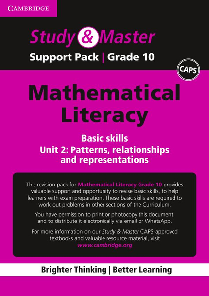 Study & Master Mathematical Literacy Grade 10 Solutions â€“ Unit 1_Numbers and calculations with numbers