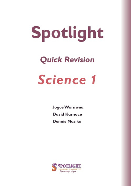 Spotlight Quick Revision Science 1