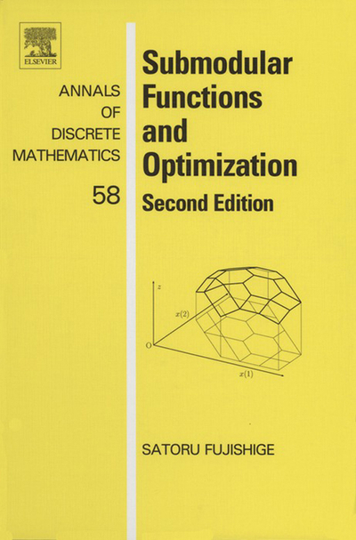 Submodular Functions and Optimization