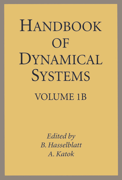 Handbook of Dynamical Systems