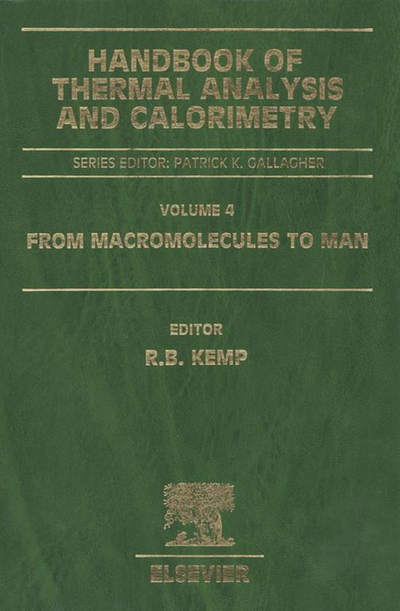 Handbook of Thermal Analysis and Calorimetry