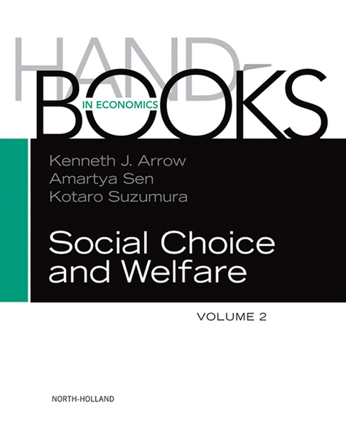 Handbook of Social Choice and Welfare