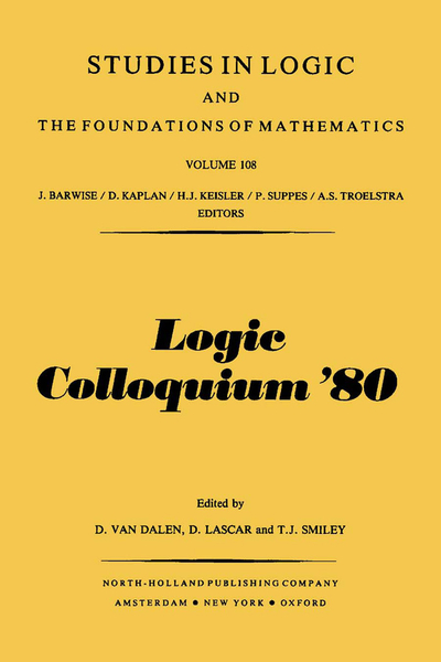 Logic Colloquium '80