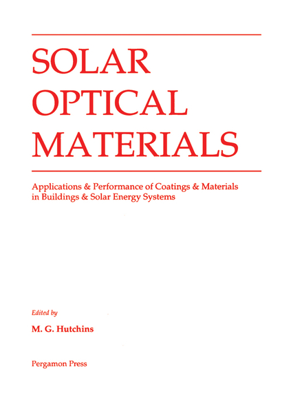 Solar Optical Materials