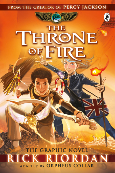 The Throne of Fire: The Graphic Novel (The Kane Chronicles Book 2)