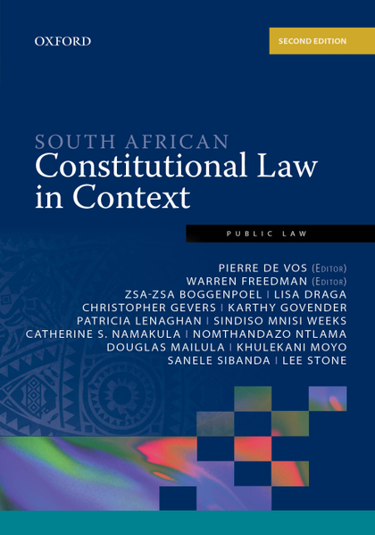South African Constitutional Law in Context second edition | Text Book ...