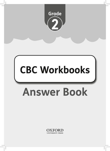 CBC Workbooks  Answer Book Grade 2