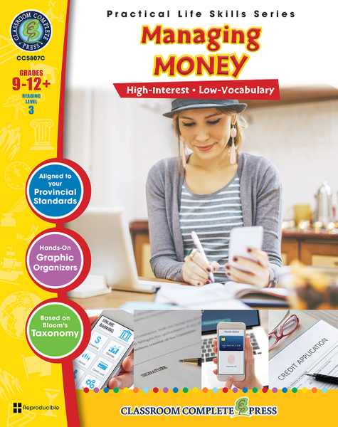 Practical Life Skills - Managing Money Gr. 9-12+ - Canadian Content