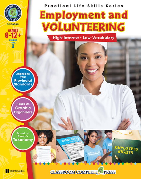 Practical Life Skills - Employment & Volunteering Gr. 9-12+ - Canadian Content