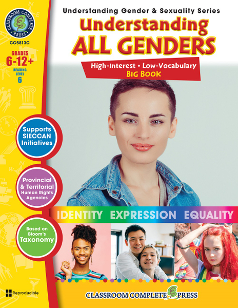 Understanding All Genders Big Book Gr. 6-Adult - Canadian Content