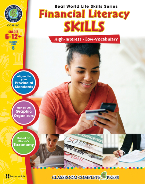 Real World Life Skills - Financial Literacy Skills Gr. 6-12+ - Canadian Content