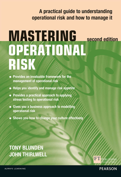 Mastering Operational Risk PDF eBook