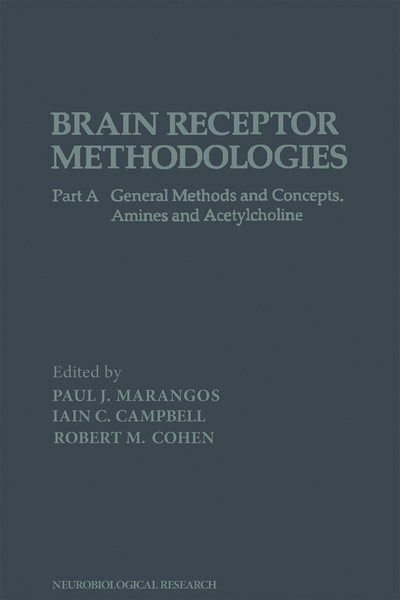 Brain Receptor Methodologies Pt A