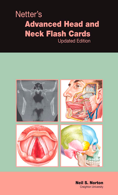 Netter's Advanced Head & Neck Flash Cards Updated Edition E-Book