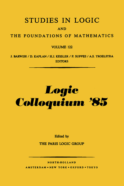 Logic Colloquium '85