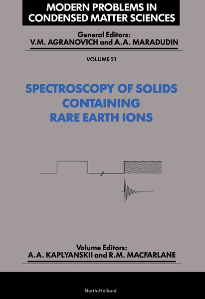 Spectroscopy of Crystals Containing Rare Earth Ions