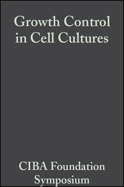 Growth Control in Cell Cultures