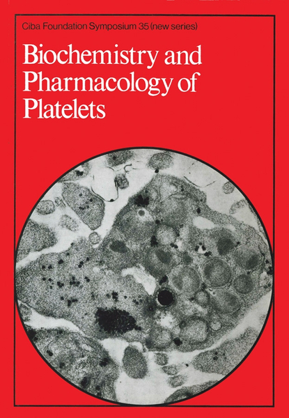 Biochemistry and Pharmacology of Platelets