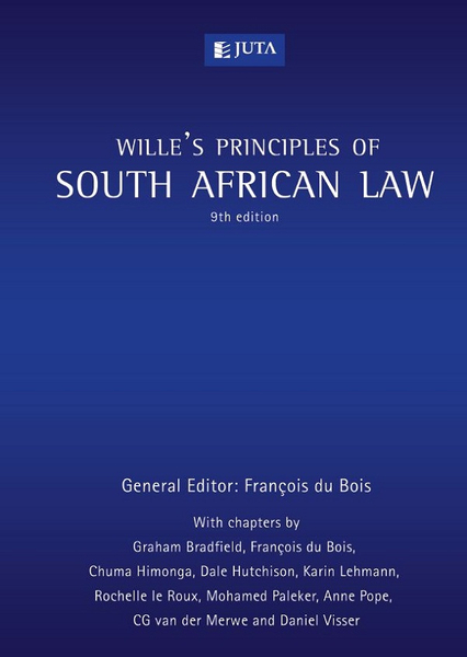 Willes Principles of SA Law