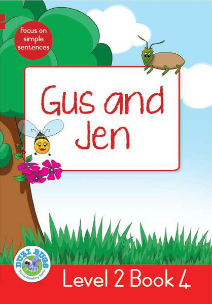 DUZI BUGS: RED LEVEL 2: BOOK 4: GUS AND JEN (Library)