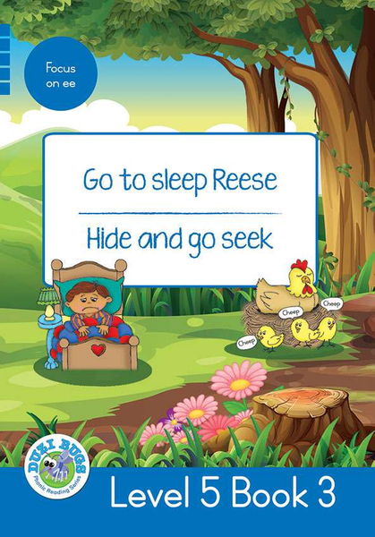 DUZI BUGS: BLUE LEVEL 5: BOOK 3: GO TO SLEEP REESE | HIDE AND GO SEEK (Library)