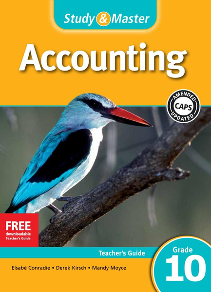 Study & Master Accounting Grade 10 Teacher's Guide Adobe Edition