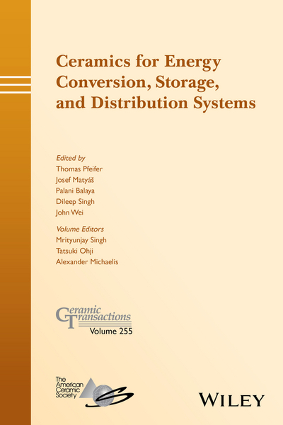 Ceramics for Energy Conversion, Storage, and Distribution Systems