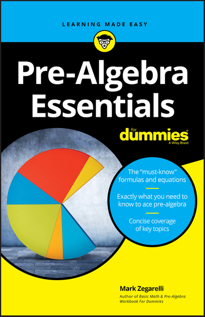 Pre-Algebra Essentials For Dummies