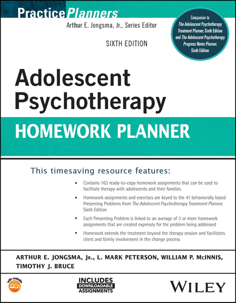 Adolescent Psychotherapy Homework Planner