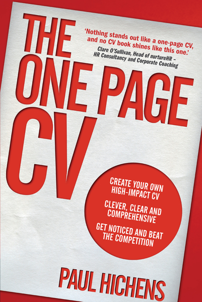 One Page CV, The