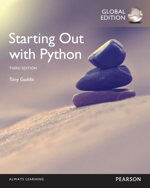 Starting Out with Python PDF eBook, Global Edition