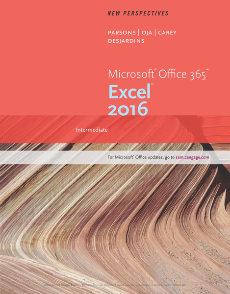 New Perspectives Microsoft® Office 365 & Excel 2016