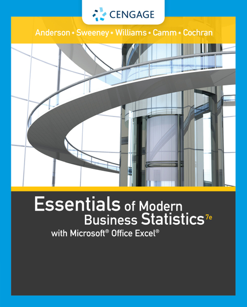 eBook: Essentials of Modern Business Statistics with Microsoft® Excel®