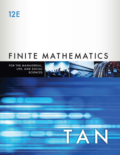 Finite Mathematics for the Managerial, Life, and Social Sciences