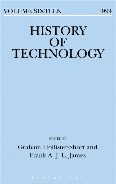 History of Technology Volume 16