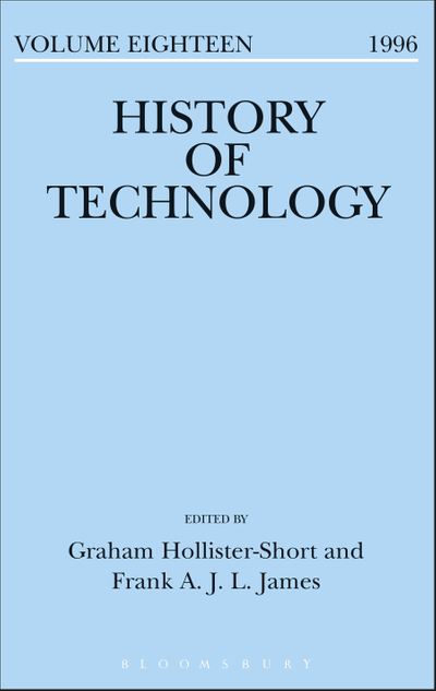 History of Technology Volume 18