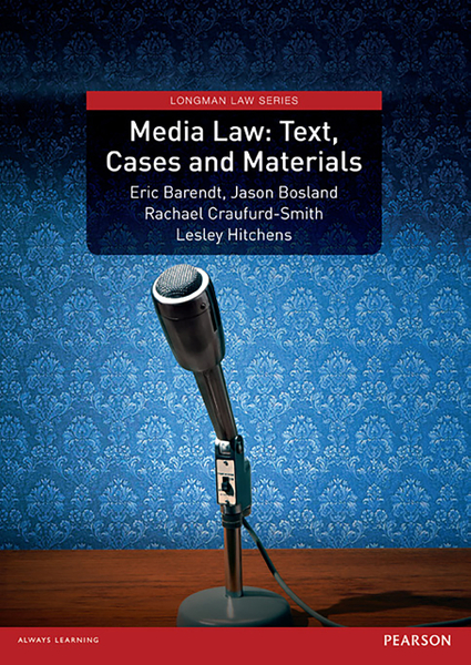 Media Law: Text, Cases and Materials