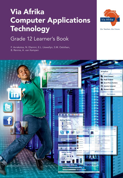 eBook ePub for Tablets: Via Afrika Computer Applications Technology Grade 12 Learner's Book