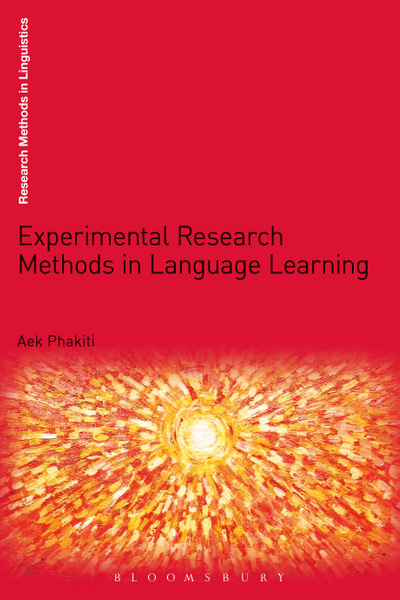 Experimental Research Methods in Language Learning