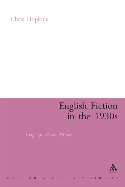 English Fiction in the 1930s