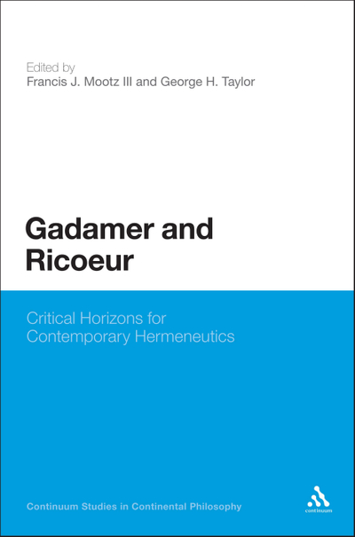 Gadamer and Ricoeur