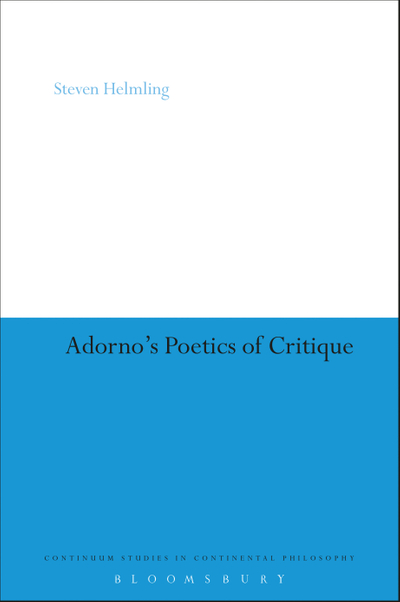 Adorno's Poetics of Critique