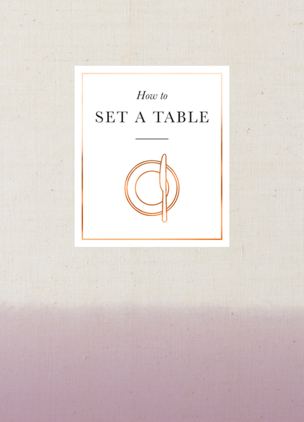 How to Set a Table