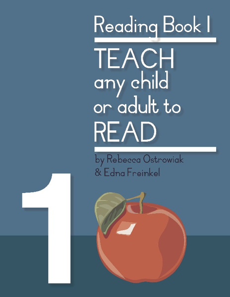 TEACH any child or adult to READ: Reading Book 1