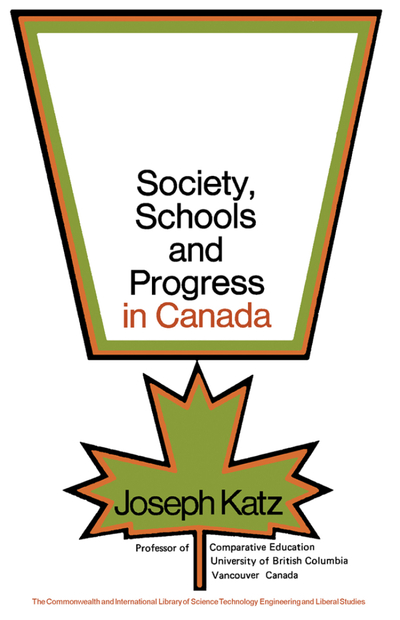 Society, Schools and Progress in Canada