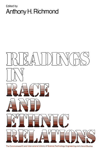 Reading in Race and Ethnic Relations