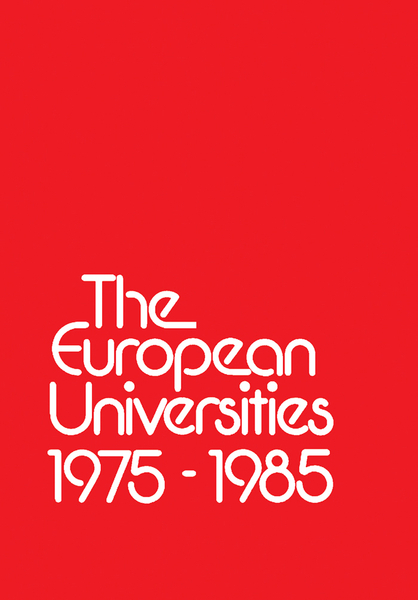 The European Universities 1975 – 1985