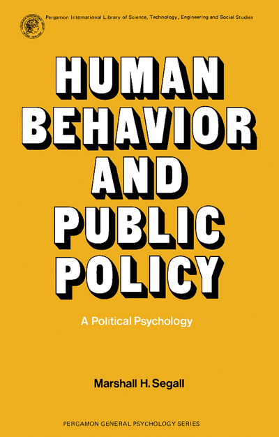 Human Behavior and Public Policy